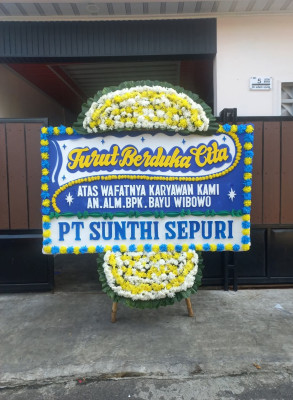 Papan Bunga Duka di Balawa
